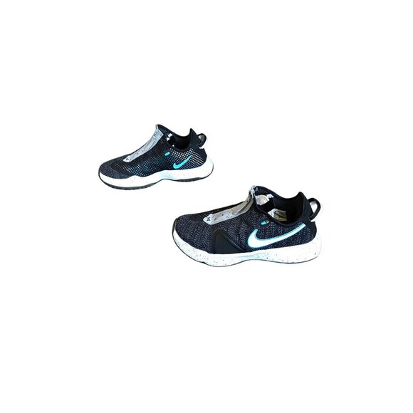 Men\'s Nike Black, White and Blue Zip Up Sneakers main image 4